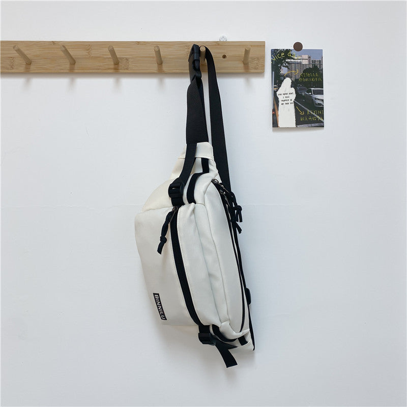 Wholesale Simple chest bag sports student women's single shoulder bag versatile crossbody bag casual waist bag