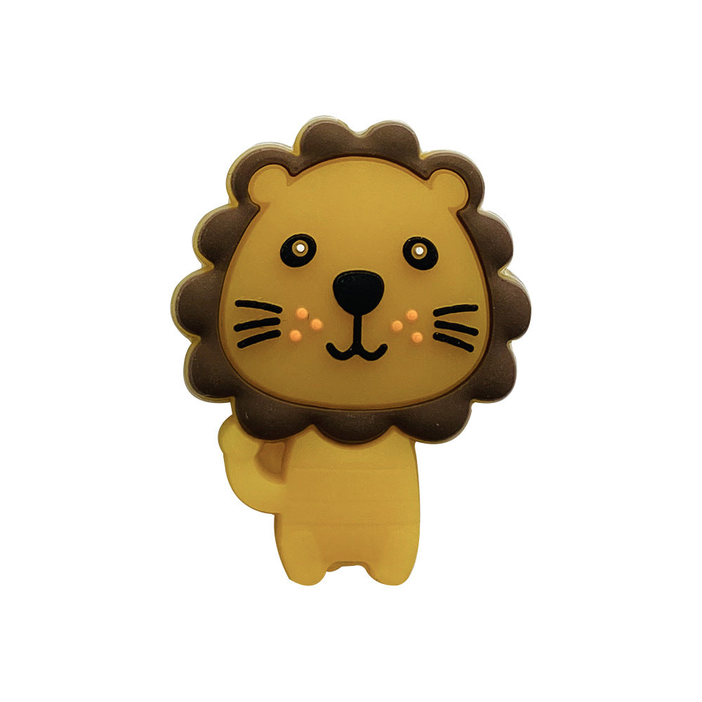 Wholesale 10PCS Silicone Lion Beads