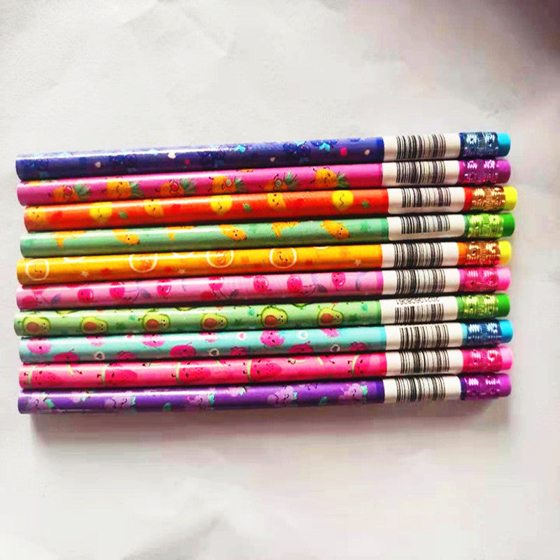 Wholesale 300pcs Fruit Cartoon Wooden Pencil
