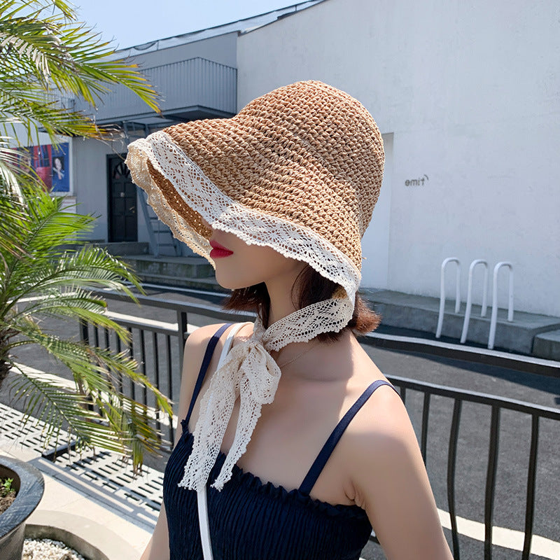 Wholesale Lace Straw Hat