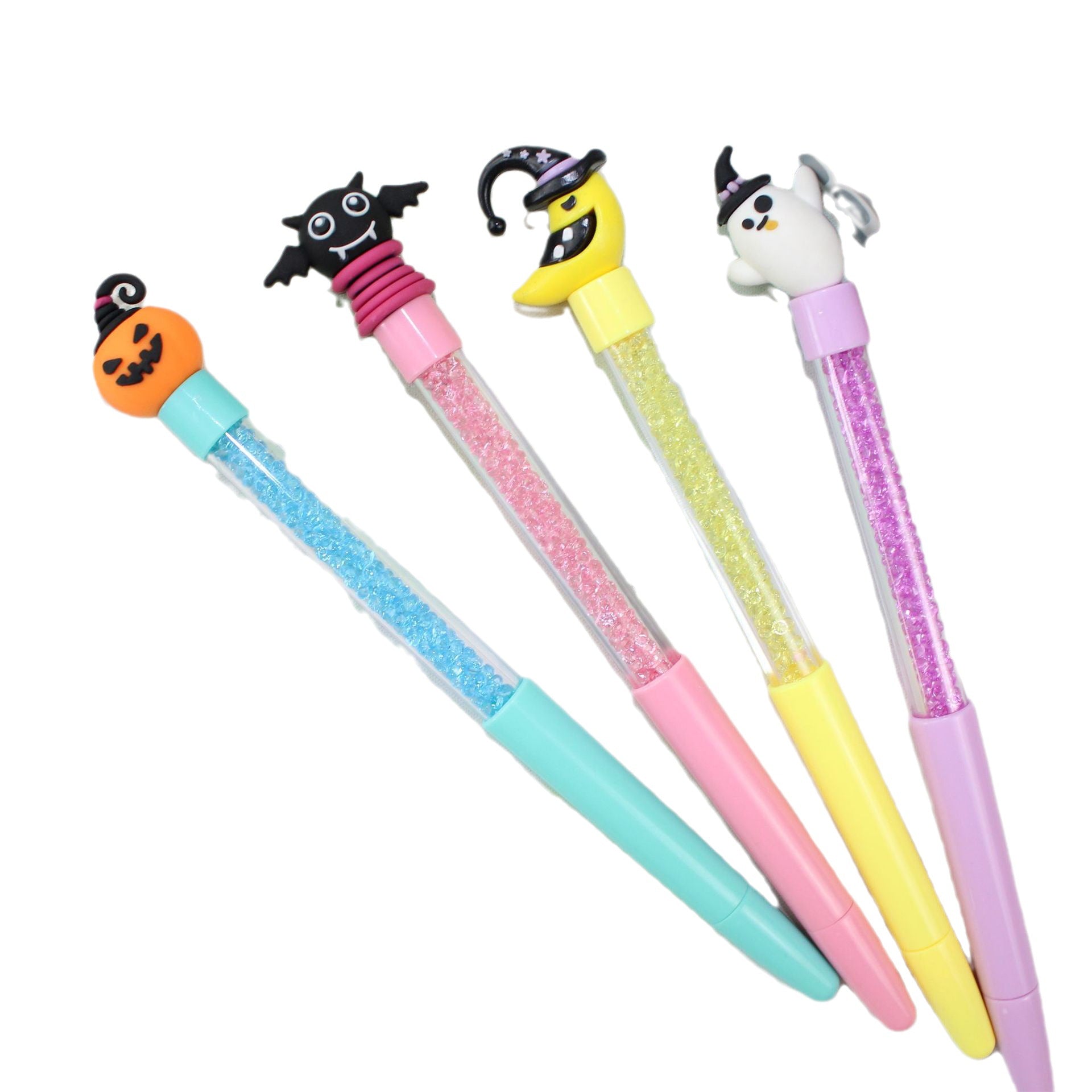 Wholesale 12PCS Halloween Demon Series Small Diamond Plastic Gel Pen