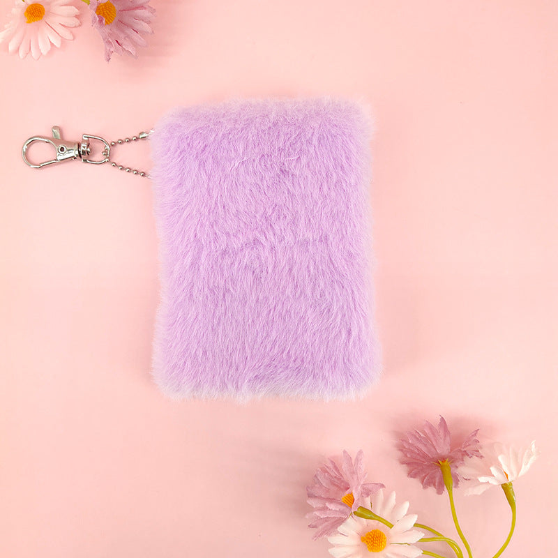 Wholesale Mini A7 Cute Candy-Colored Plush Small Notebook