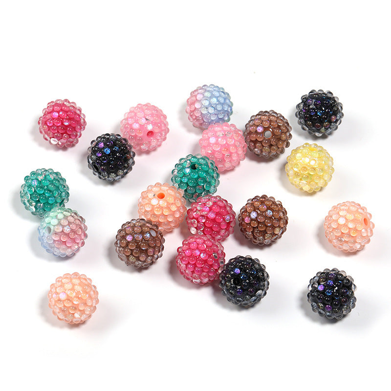 Wholesale  20pcs   Diamond Ball Beads Acrylic Beads