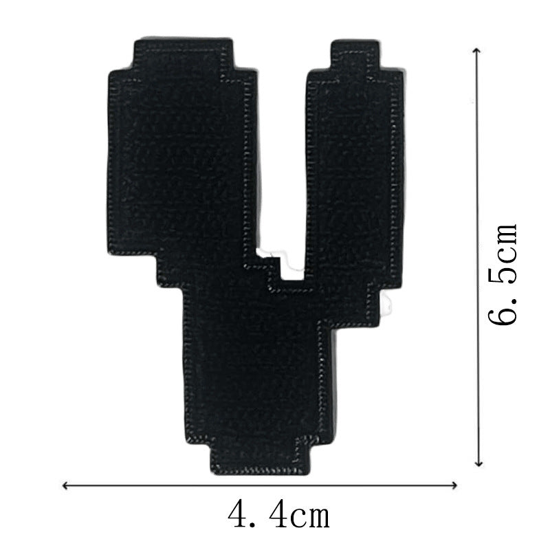 Wholesale Classic Black Embroidered Letter Patches Set Of 26 Adhesive Applique For Coat Repair DIY Craft Supply