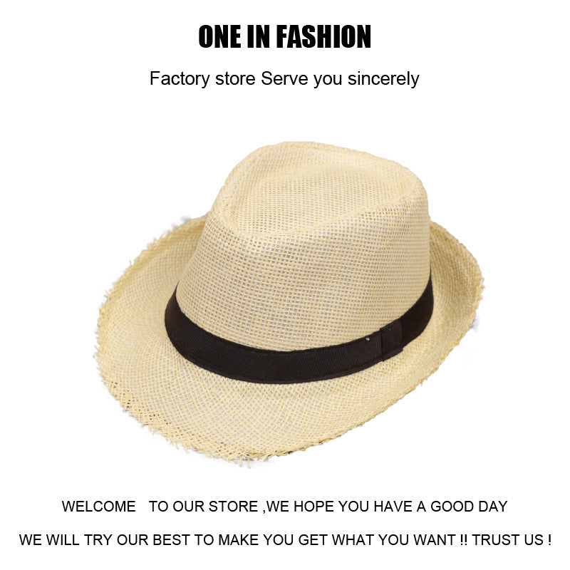 Wholesale Beach Hat, Sun Protection Hat, Outdoor Beach Straw Hat, British Hat