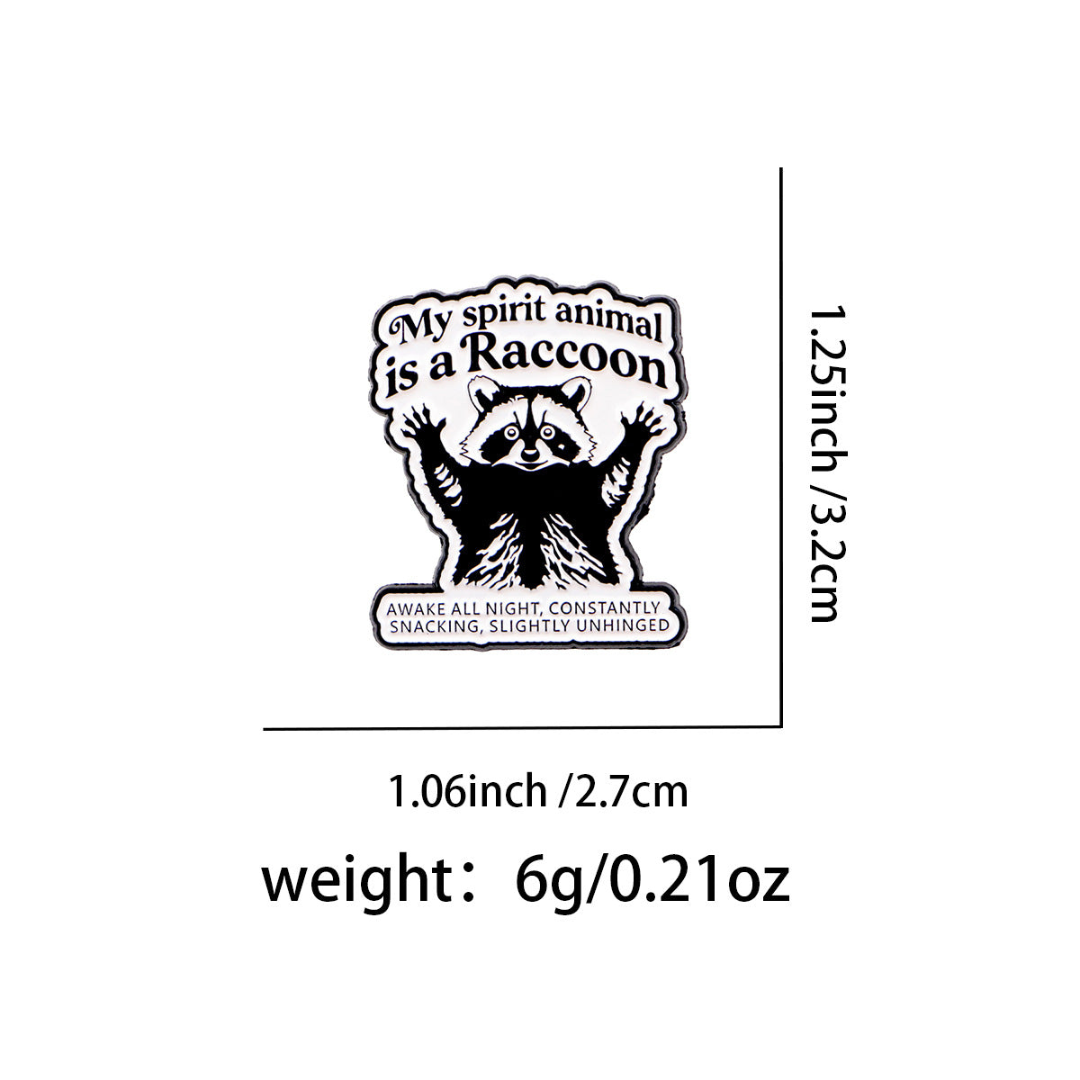 Wholesale Cartoon Metal Badge English Letter Jewelry