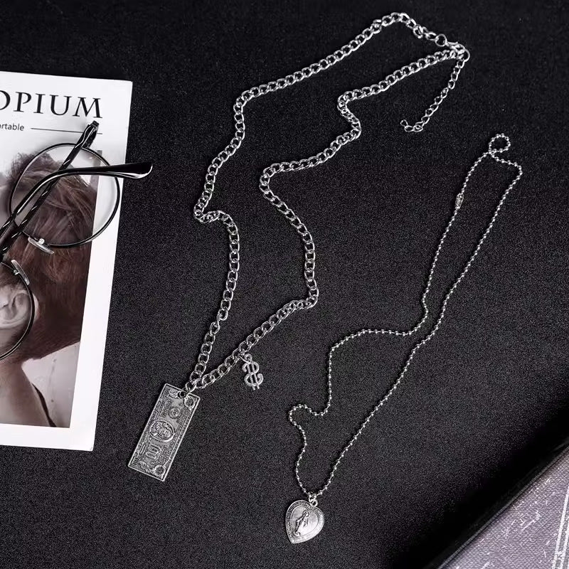 Wholesale Double Layer Simple Necklace