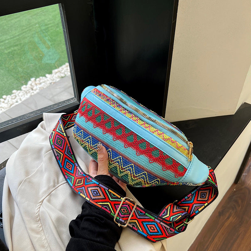 Bolsas de cofre de lona de estilo étnico al por mayor