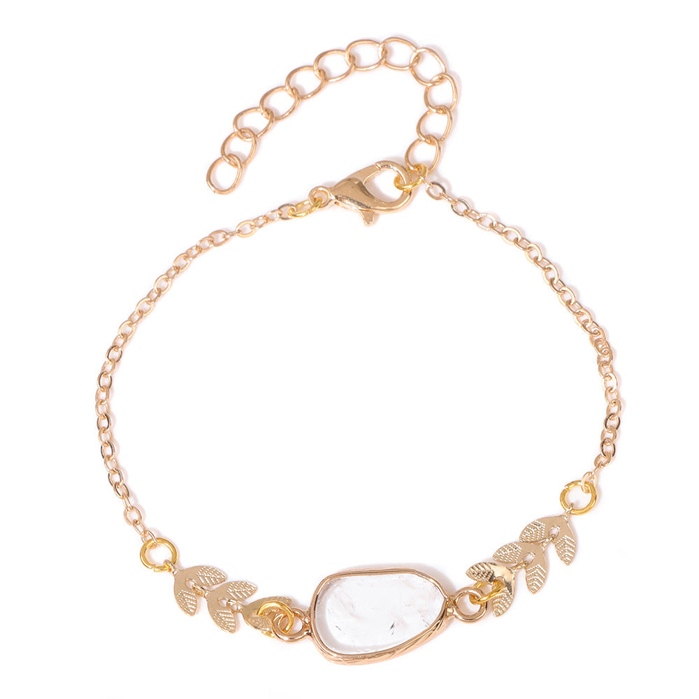 Wholesale Natural Stones Love Alloy Bracelet