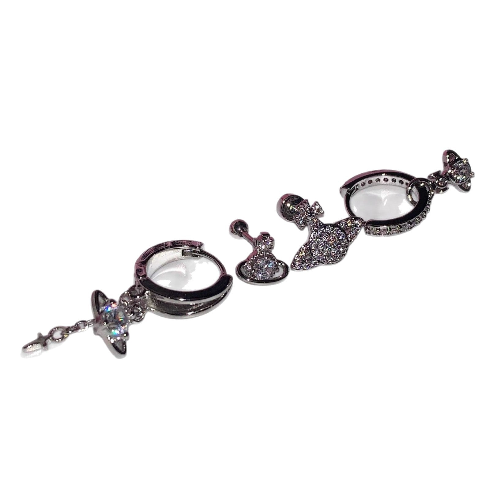 Wholesale Saturn Ear Bone Nail Medical Titanium Steel Ear Snail Sleep Free Earrings Ear Buckle