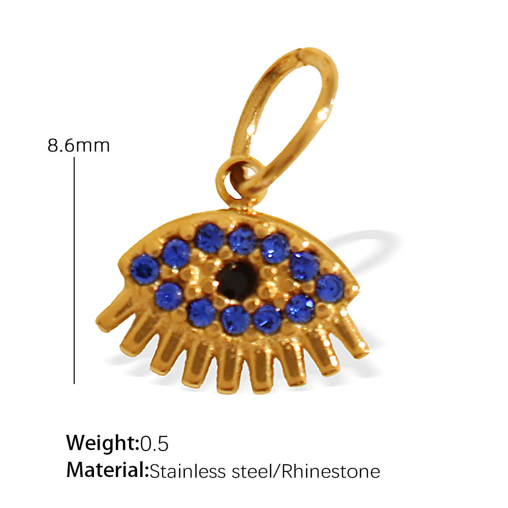 Wholesale Diverse diamond studded stainless steel necklace pendant accessories