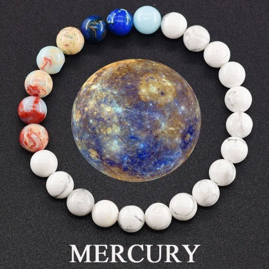 Wholesale Natural Stone Planet Bracelet