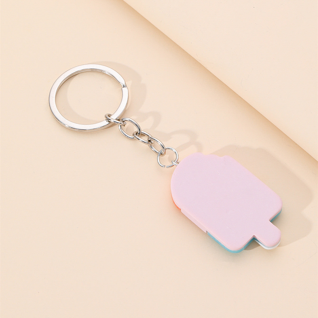 Wholesale Acrylic Candy Color Heart Keychain