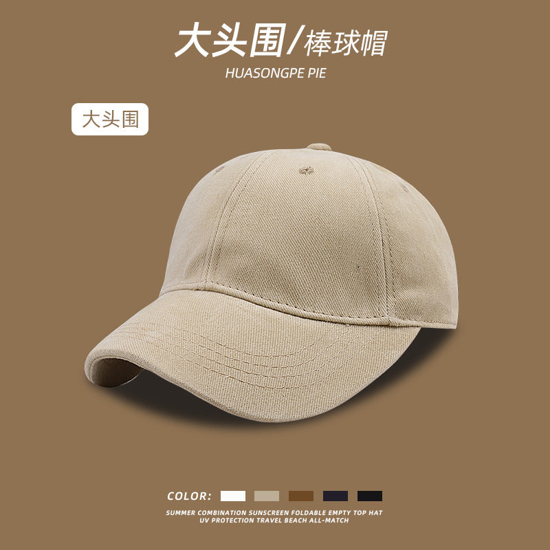 Wholesale Plain Large Head Pure Cotton Baseball