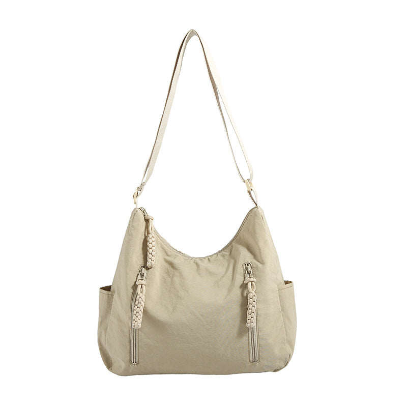 Wholesale Nylon bag Korean lazy style messenger bag large capacity commuter shoulder bag