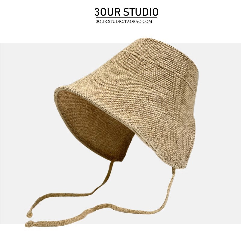 Wholesale Cotton and linen straw sun hat