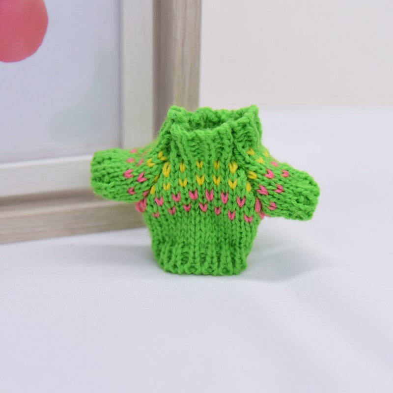 Wholesale Wholesale 10cm Handdog Doll Replacement Clothes Sweater Toy Cotton Doll Accessories Finished Dress-up Accessories