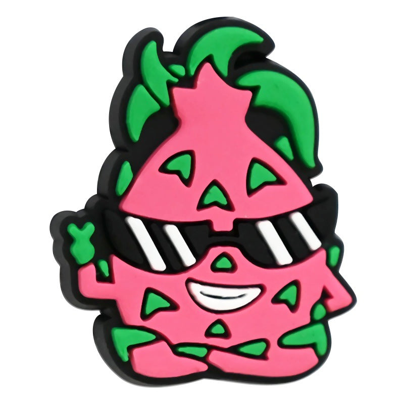 Wholesale Random 100pcs/pack  Cute Cartoon Fruit Series Handmade Beaded Accessories