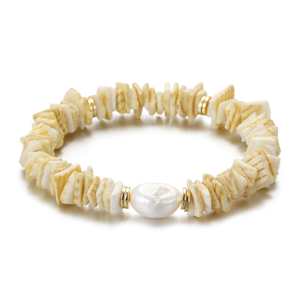 Wholesale Summer Island Ice Cream Shells Bracelet