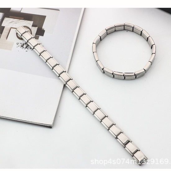 Wholesale Italian titanium steel bracelet DIY