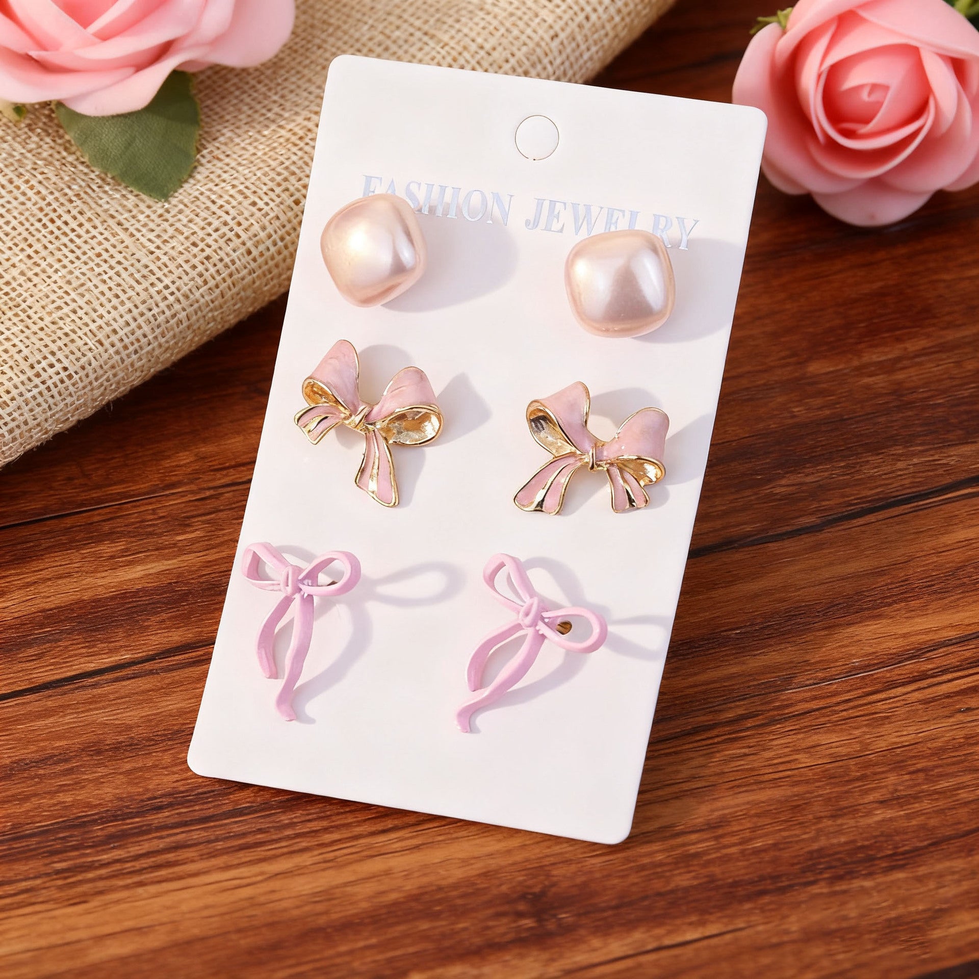 Wholesale Elegant and Unique Bow Starfish Stud Earring