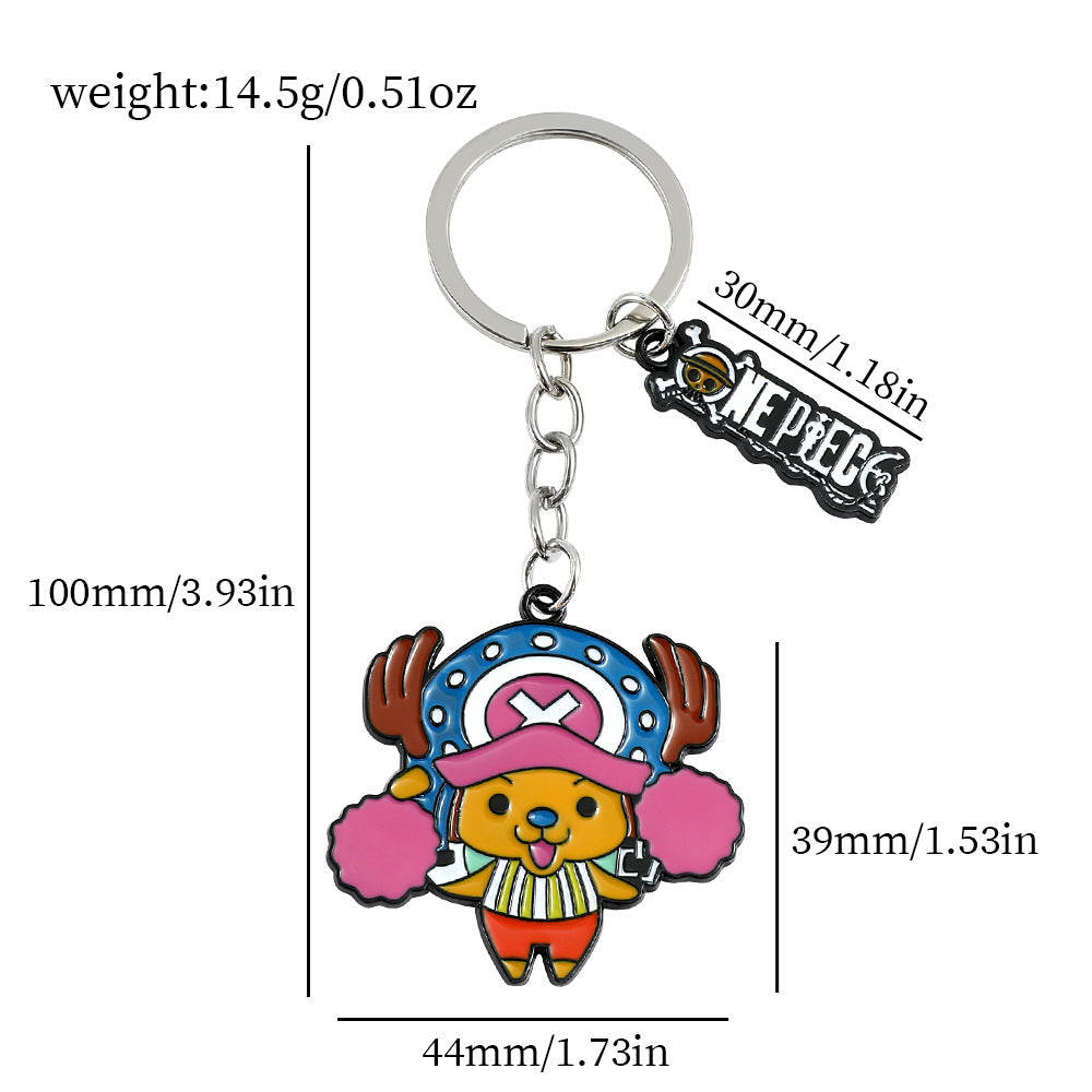 Wholesale One Piece Garo Tonkotsu Luffy Keychain