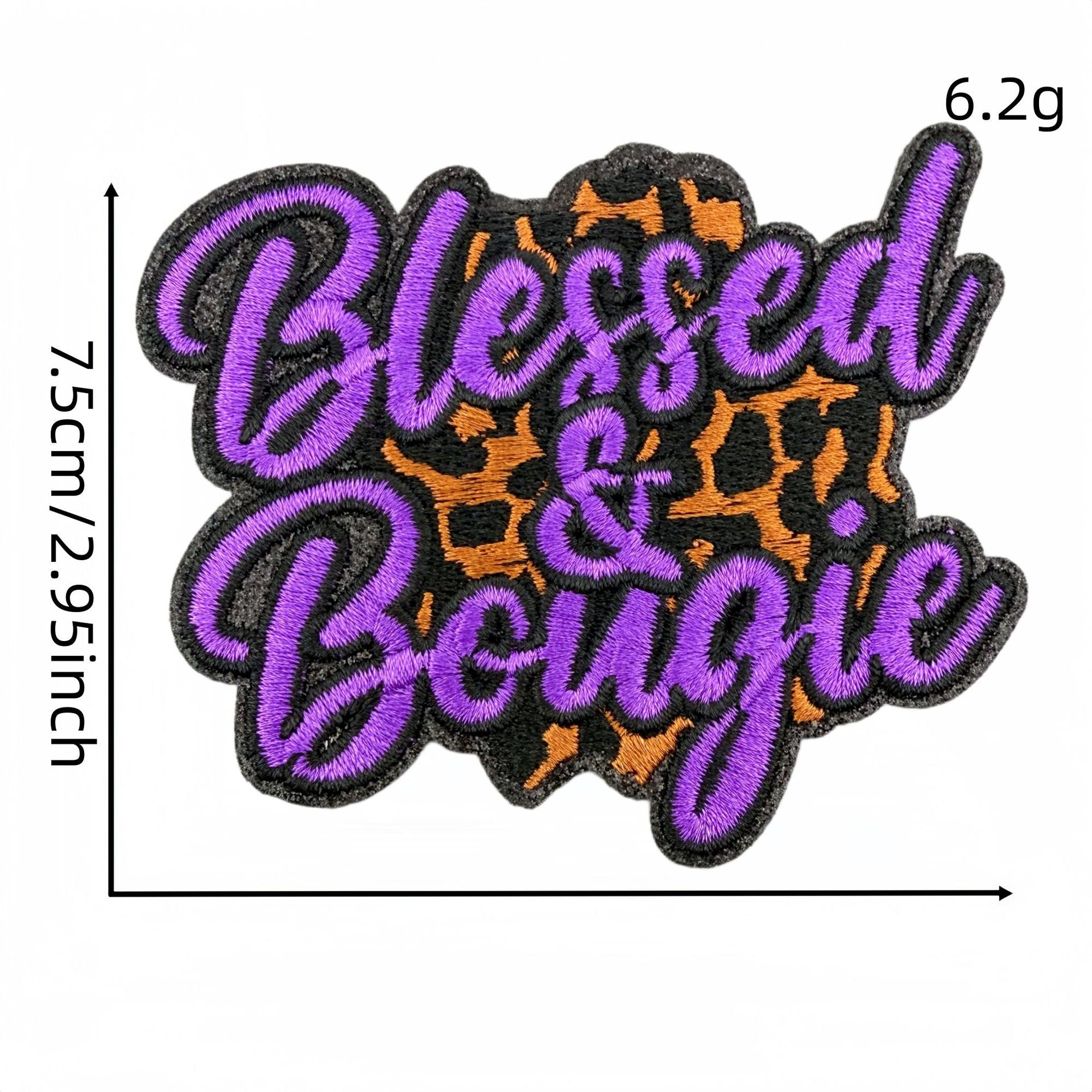 Wholesale Stylish 20 Piece Embroidered Letter Patches Leopard Print Iron On Badges For Clothing Bags DIY Craft Supply