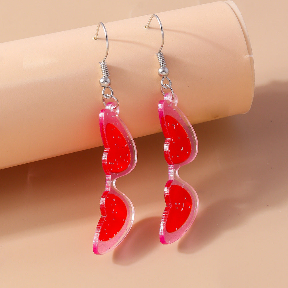 Wholesale Valentine's Day Love Sunglasses Earrings
