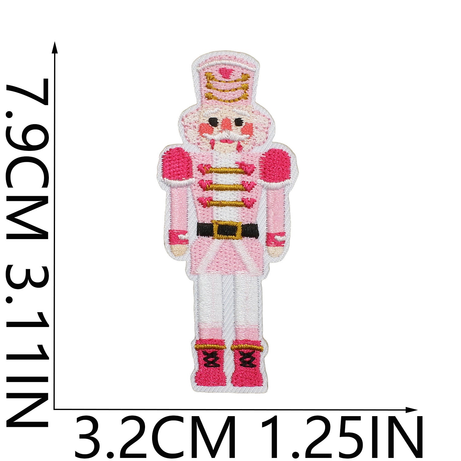Wholesale Chic Polyester Embroidered Iron On Nutcracker Patch For Clothing Bags DIY Craft Accessory OLY Exclusive
