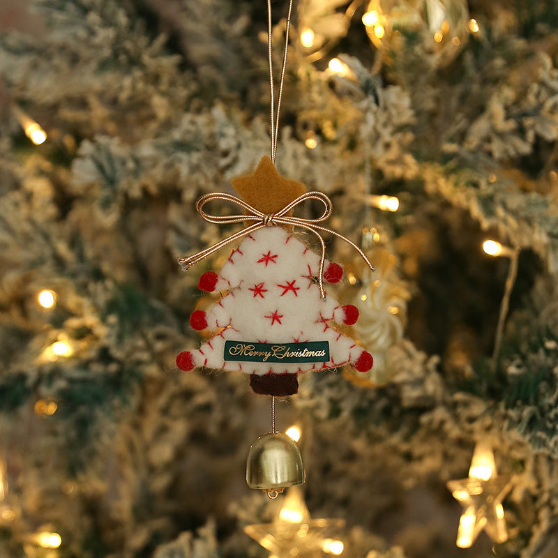 Wholesale Christmas gift plush Christmas tree pendant Christmas decoration