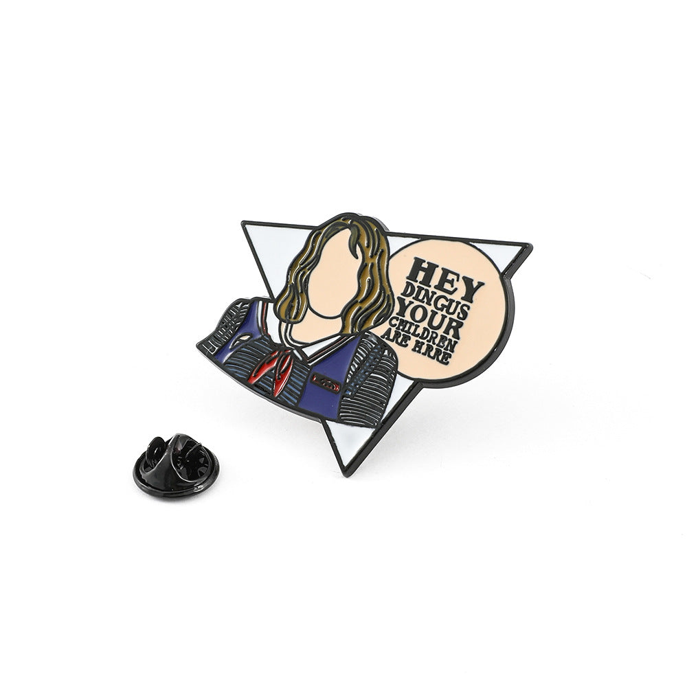 Wholesale Cute cartoon metal badge Brooch