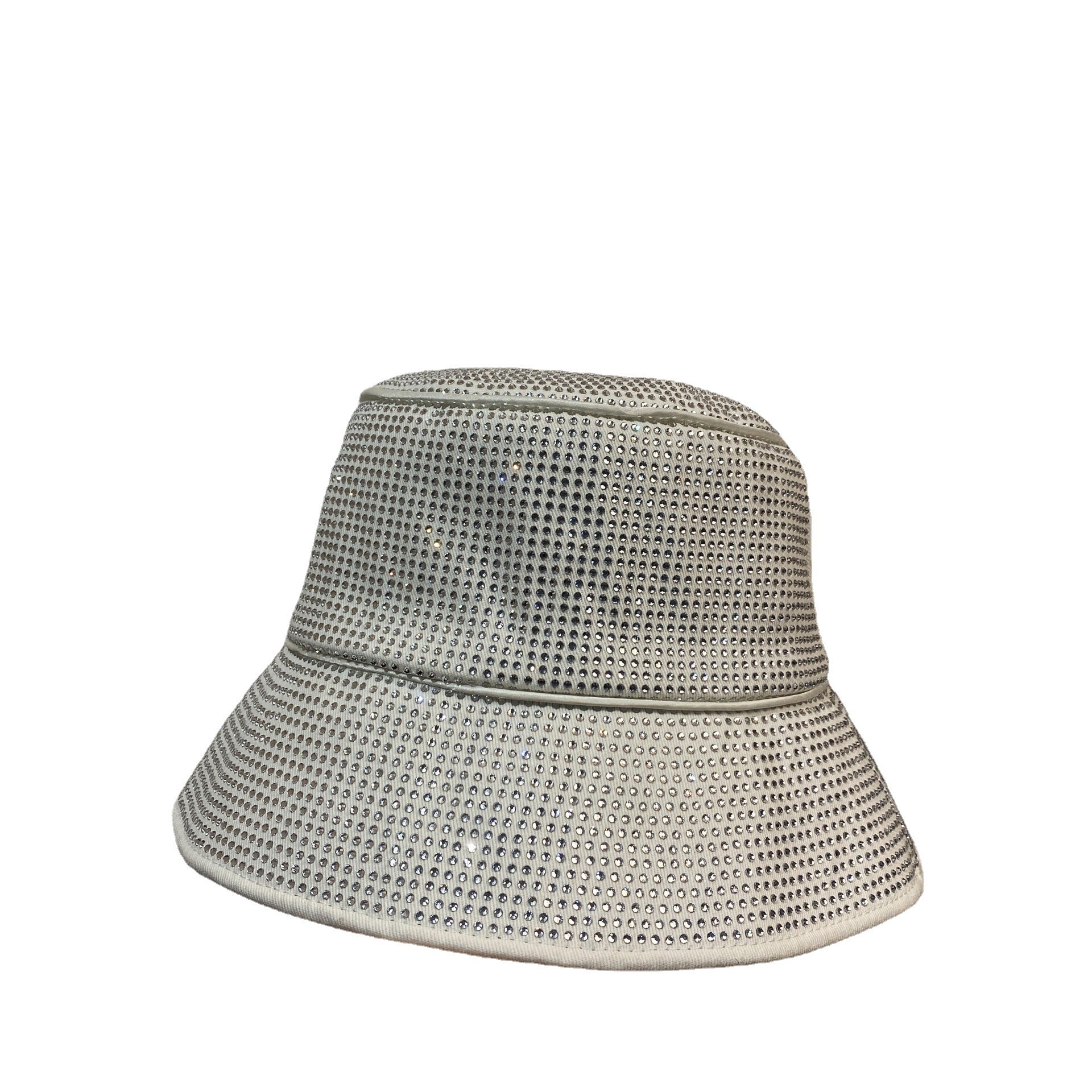 Wholesale Diamond Solid Color Fisherman Hat Basin Hat