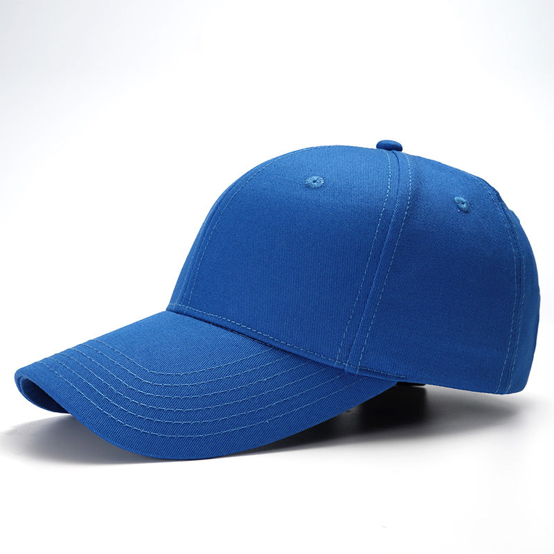 Wholesale The New Simple Solid Color Hard-top Cotton Big-toe Bib Cap