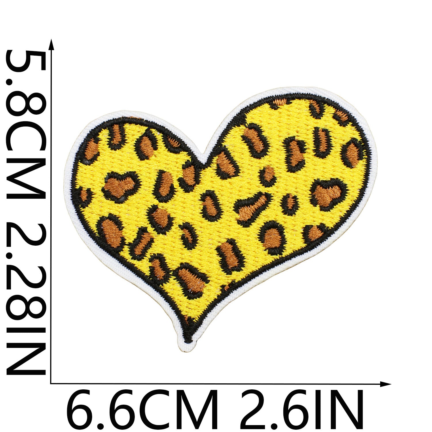 Wholesale Fashion Animal Print Embroidered Patches Polyester Clothing Decorative Accent Trendy Resale Accessory
