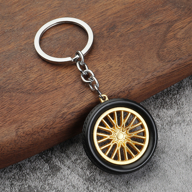 Wholesale Soft Rubber Tire Keychain