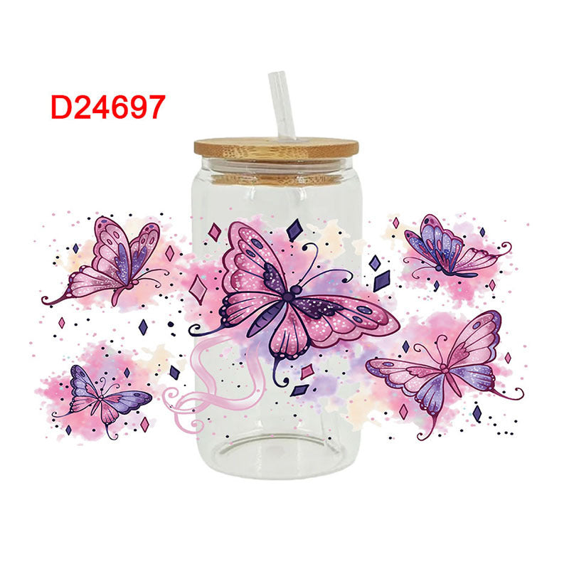 Wholesale UV Transfer Paste Glass Crystal Label Crystal Paste 16OZ UV DTF WRAPS