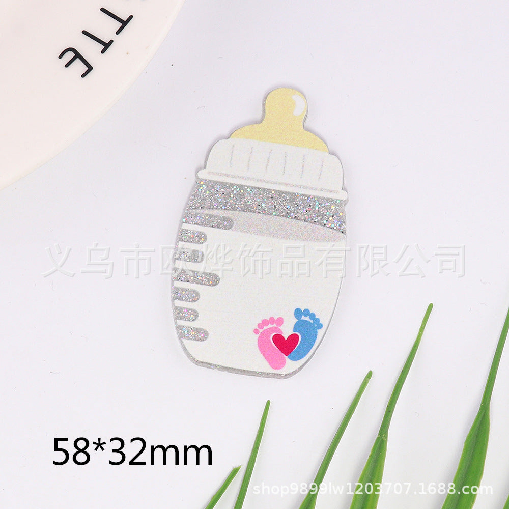 Wholesale 10pcs/pack Cartoon Acrylic Pin DIY Patch Accessories