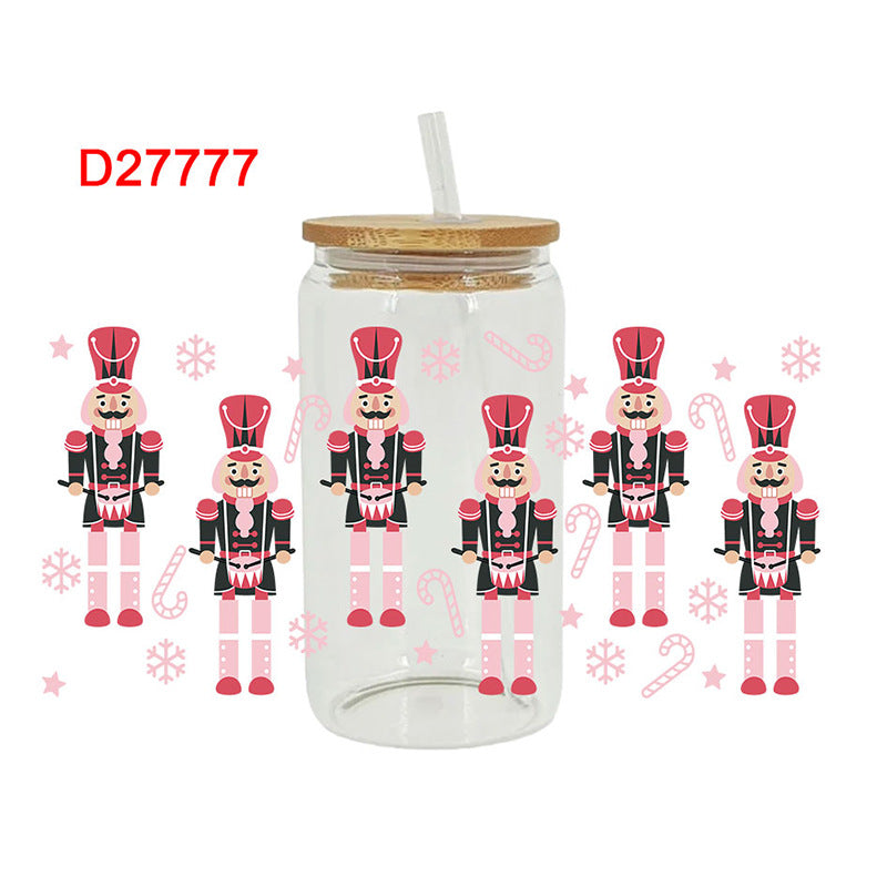 Wholesale Christmas House Cartoon Series 16oz Cup UV DTF Wraps