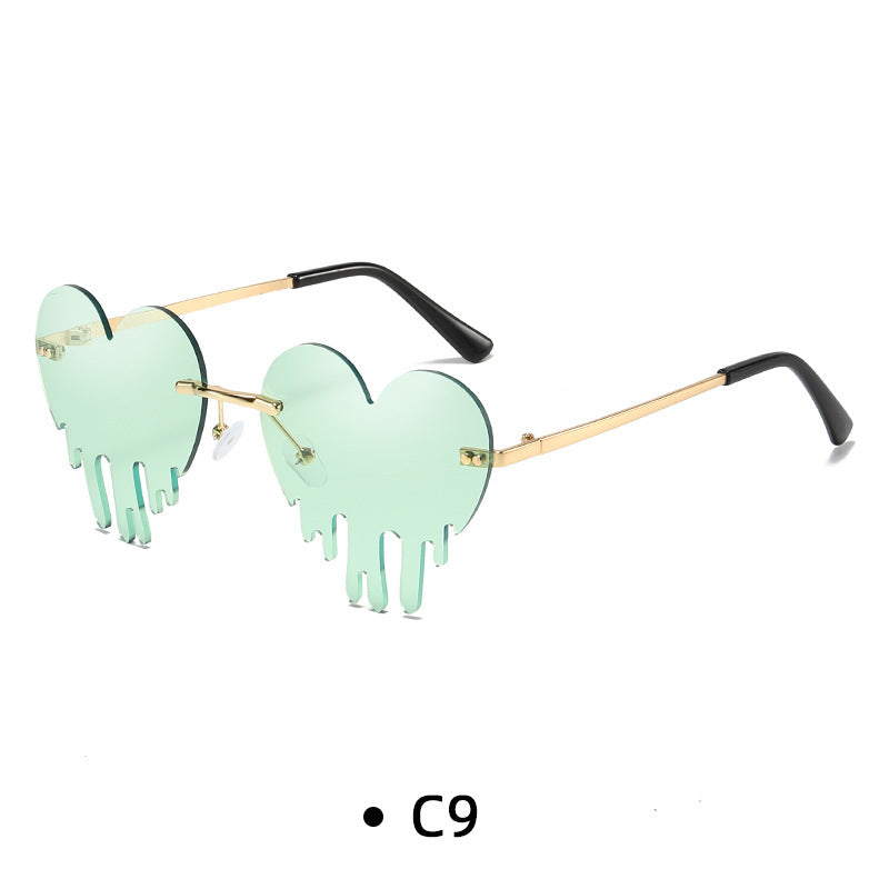 Wholesale 028 New Fashion Personalized Sunglasses Colorful Ocean Lens Sunglasses for Men and Women