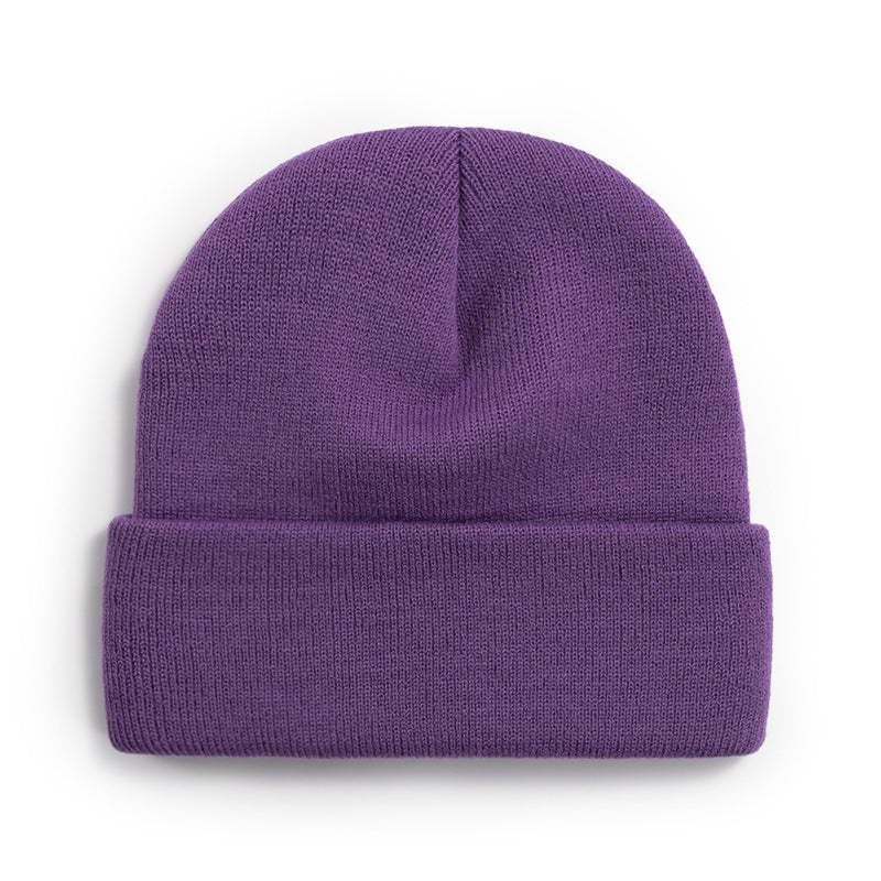 Wholesale Autumn and winter hat solid color Beanie