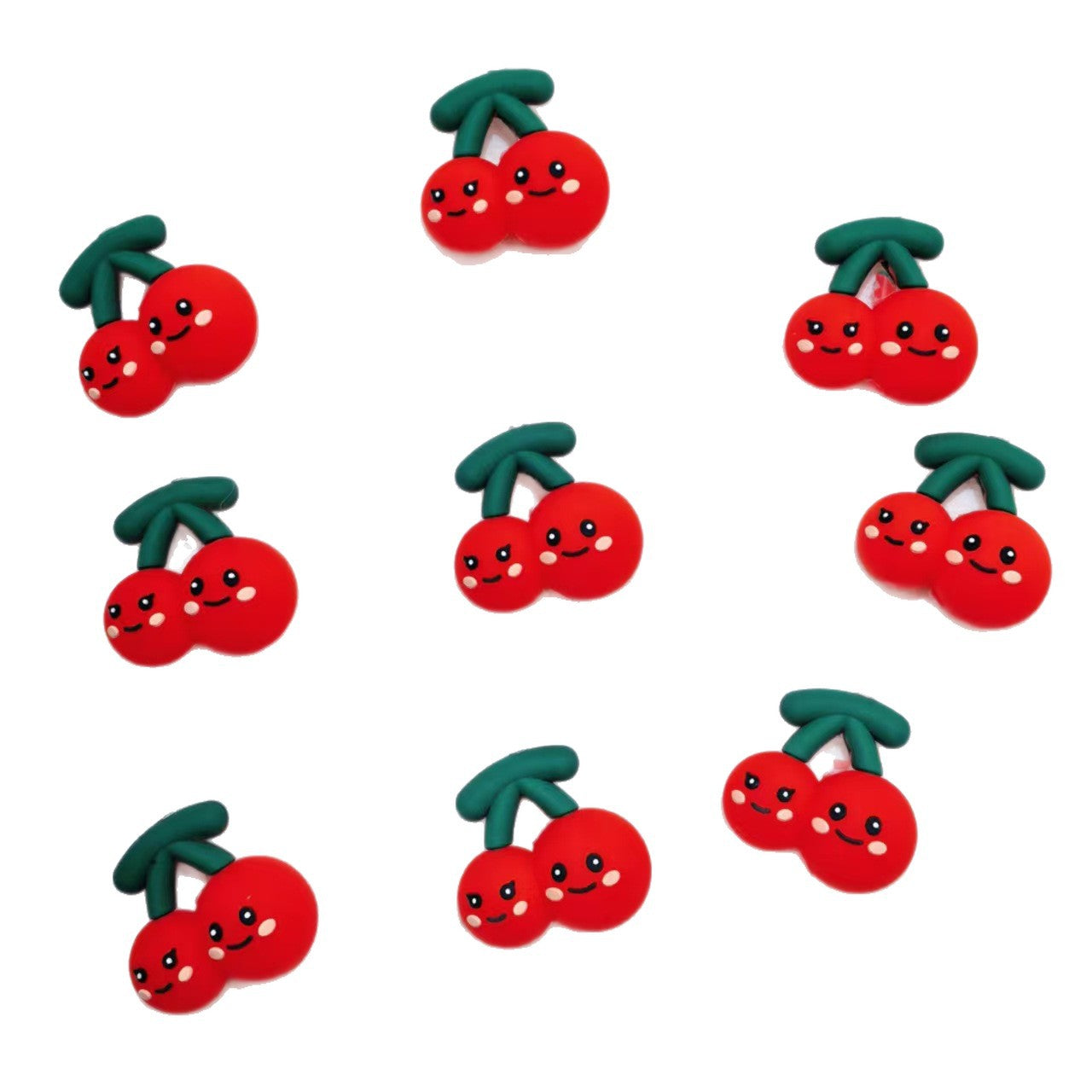 Wholesale 3D Cherry Silicone Cartoon Beads DIY Silicone Beads