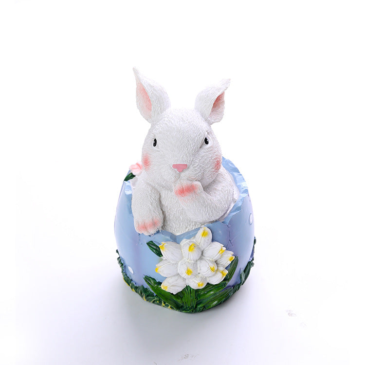 Wholesale Rabbit Egg Resin Ornaments
