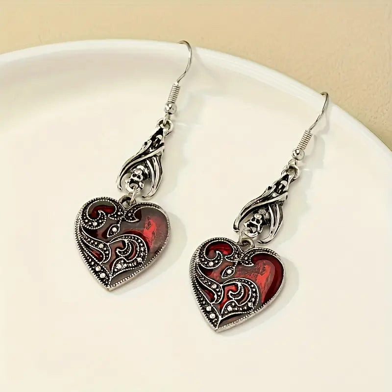 Wholesale  Women' s Alloy Gothic Dark Bat Earrings