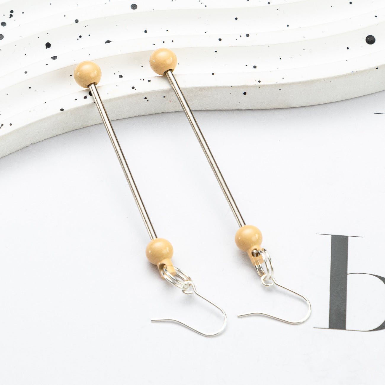 Wholesale Beadable Earrings Metal DIY Earrings