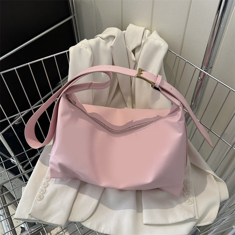 Wholesale Solid Color Large Capacity Shoulder Bag