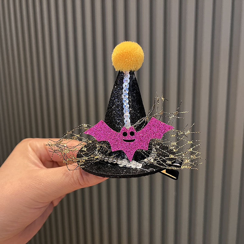 Wholesale Halloween Witch Ghost Hat Headdress Hair Accessories OLY-HC-XiaoShu008