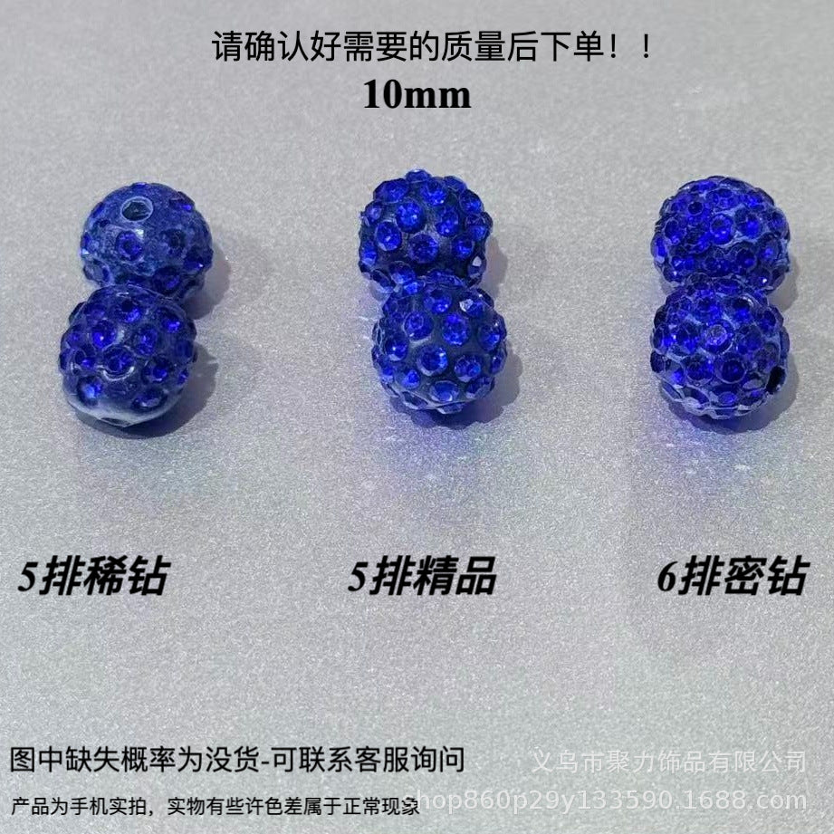 Wholesale 100pcs Polymer Clay Diamond Beads Loose Spacer Beads For DIY Jewelry Making Trendy Fashion Accessory For Resale