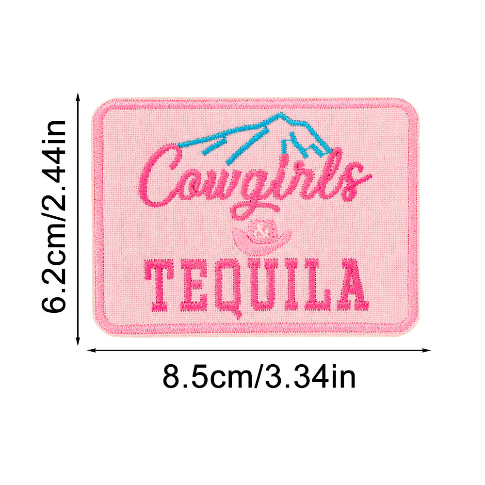 Wholesale American Western cowboy themed embroidered patch