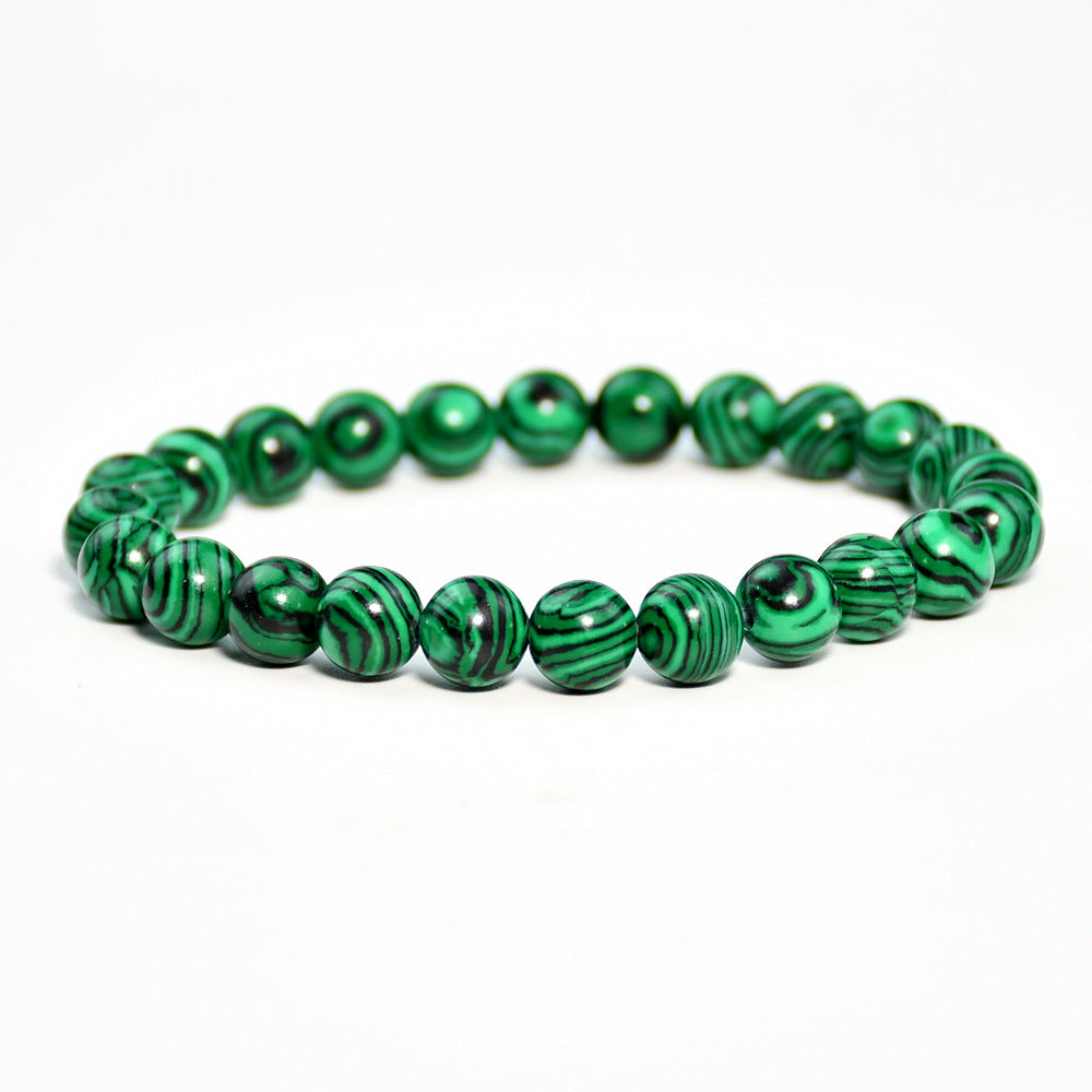 Wholesale New Chinese bracelet 8mm round beads natural stone bracelet