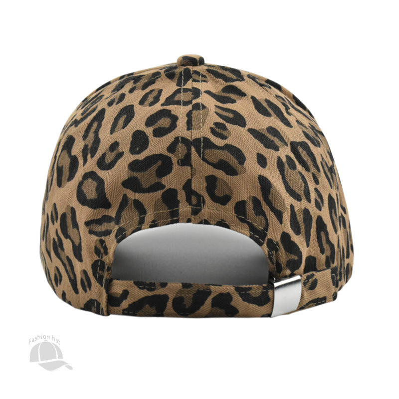 Wholesale New dome hat men and women leopard print baseball cap outdoor sunshade fashion all-match ins cap